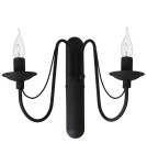 Chandelier wall lamps - ALDEX TICKET ROSE 2 BLACK, 2 x max 40W (397D1) - product 1