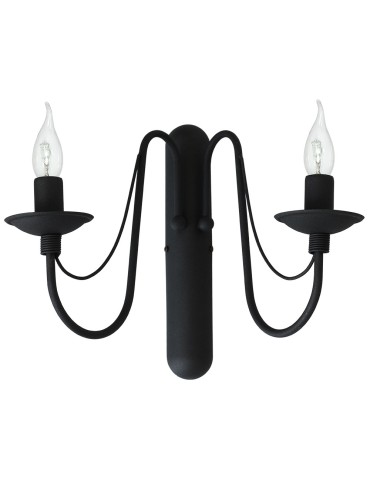 ALDEX TICKET ROSE 2 BLACK, 2 x max 40W (397D1)