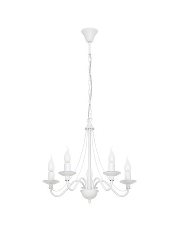 ALDEX Chandelier Rose 5 WHITE, 5 x max 40W (397F)