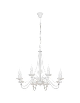 ALDEX ŻYRANDOL RÓŻA 8 BIAŁY, 8 x max 40W (397P)