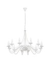 ALDEX Chandelier Rose 12 WHITE, 12 x max 40W (397R)