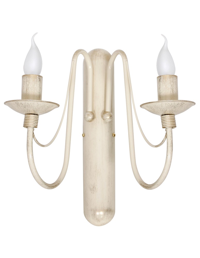 Chandelier wall lamps - ALDEX PROVANCE ROSE 2 CINKETT (BEige Aged), 2 x max 40W (397D9) - product kolory-swiatla.pl 1
