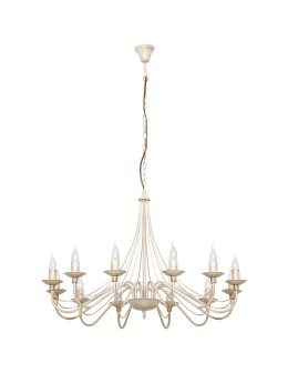 ALDEX ŻYRANDOL RÓŻA 12 PROVANCE (BEŻOWY POSTARZANY), 12 x max 40W (397R9)