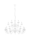 ALDEX Chandelier Rose 18 WHITE, 18 x max 40W (397S)