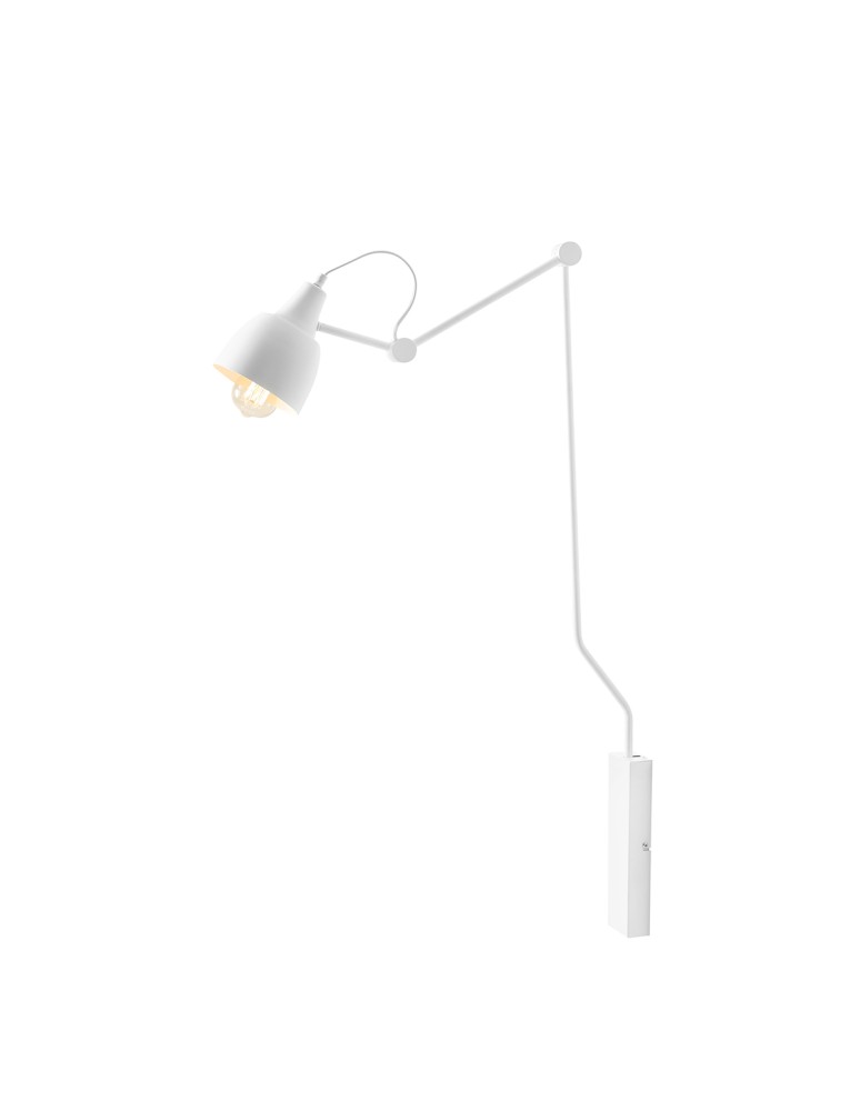 Cantilever wall lamps - ALDEX SHINKIT AIDA WHITE LOWER, 1 x max 60W (814C) - product kolory-swiatla.pl 1