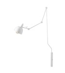 Cantilever wall lamps - ALDEX SHINKIT AIDA WHITE MEDIUM, 1 x max 60W (814C1) - product 1