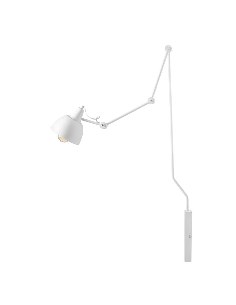 Cantilever wall lamps - ALDEX SHINKIT AIDA WHITE MEDIUM, 1 x max 60W (814C1) - product kolory-swiatla.pl 1
