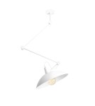 Pendant lamps with adjustable height - ALDEX PLAFON MELOS WHITE, 1 x max 60 W (808PL_G) - product 1