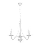 Chandelier chandeliers - ALDEX Chandelier Rose 3 WHITE, 3 x max 40W (397E) - product 1