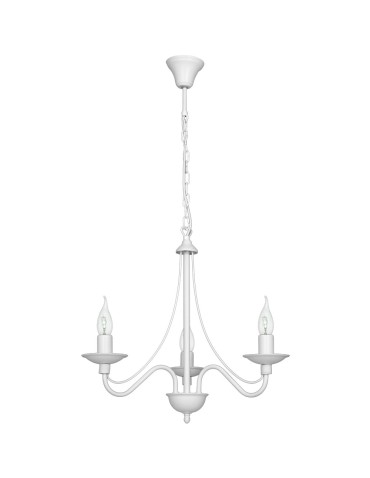 ALDEX Chandelier Rose 3 WHITE, 3 x max 40W (397E)