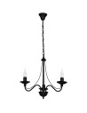 ALDEX Chandelier Rose 3 BLACK, 3 x max 40W (397E_1)