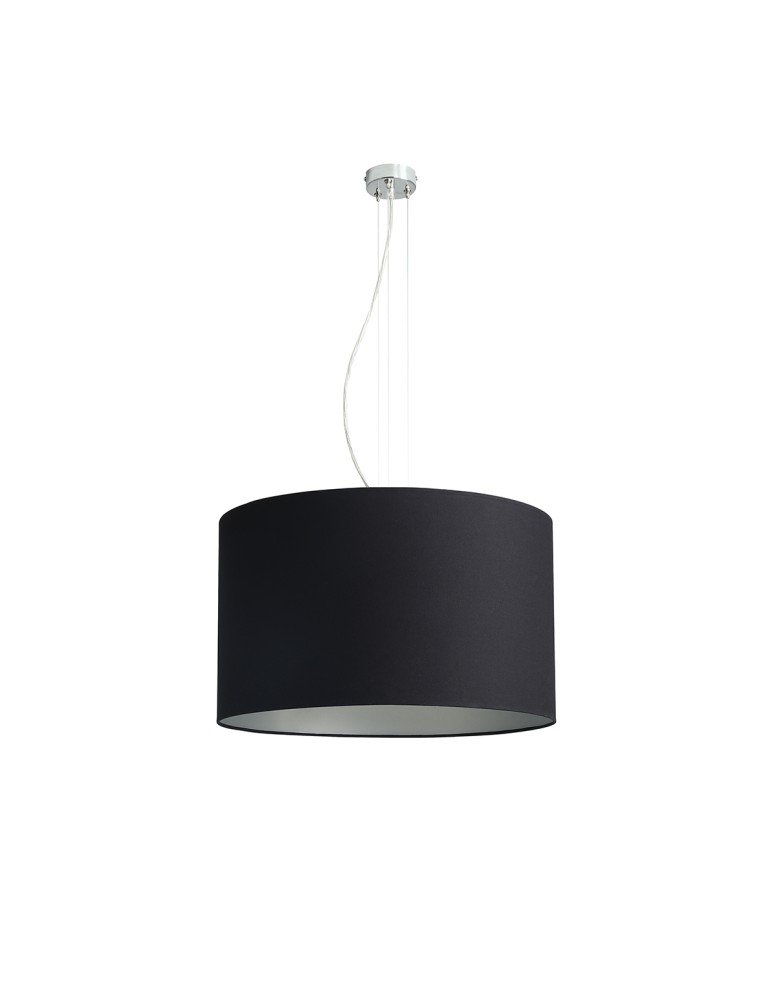 Pendant lamps with lampshade - ALDEX HANGING LAMP BARILLA 3 SILVER, 3 x max 60 W (954E) - product kolory-swiatla.pl 1