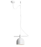 Single pendant lamps - ALDEX HANGING LAMP BERYL WHITE, 1 x max 60W (976G) - product 1