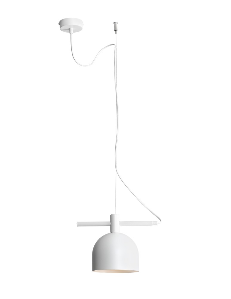 Single pendant lamps - ALDEX HANGING LAMP BERYL WHITE, 1 x max 60W (976G) - product kolory-swiatla.pl 1
