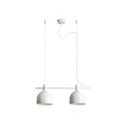 Double pendant lamps - ALDEX HANGING LAMP BERYL 2 WHITE, 2 x max 60W (976H) - product 1