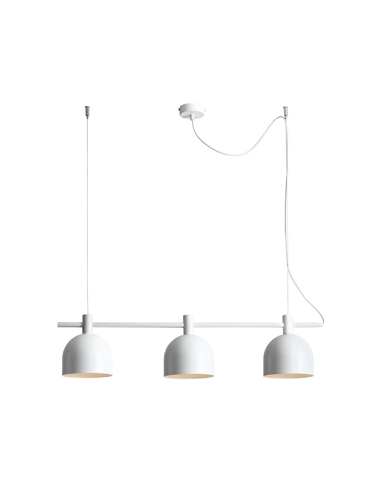 Triple pendant lamps - ALDEX HANGING LAMP BERYL 3 WHITE, 3 x max 60W (976E) - product kolory-swiatla.pl 1