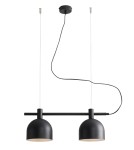 Double pendant lamps - ALDEX HANGING LAMP BERYL 2 BLACK, 2 x max 60W (976H1) - product 1