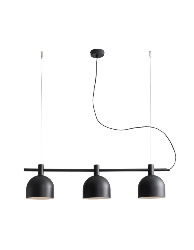 Triple pendant lamps - ALDEX HANGING LAMP BERYL 3 BLACK, 3 x max 60W (976E_1) - product kolory-swiatla.pl 1