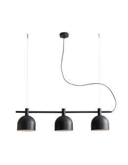 ALDEX LAMPA WISZĄCA BERYL 3 CZARNY, 3 x max 60W (976E_1)