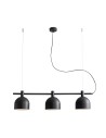 ALDEX LAMPA WISZĄCA BERYL 3 CZARNY, 3 x  max 60W (976E_1)