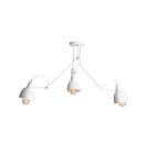Pendant lamps with adjustable height - ALDEX PLAFON AIDA 3 WHITE, 3 x max 60W (814PL_E) - product 1