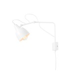 Cantilever wall lamps - ALDEX SHINKIT SOHO SMALL WHITE, 1 x max 60 W (1002C_M) - product 1