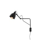 Loft wall lamps - industrial - ALDEX SHINKIT SOHO SMALL BLACK, 1 x max 60 W (1002C1_M) - product 1