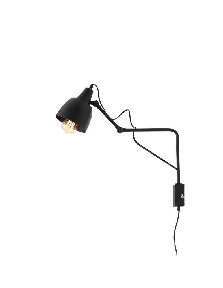 Loft wall lamps - industrial - ALDEX SHINKIT SOHO SMALL BLACK, 1 x max 60 W (1002C1_M) - product kolory-swiatla.pl 1
