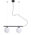 Pendant lamps spheres - ALDEX HANGING LAMP BERYL GLASS 2 BLACK, 2 x max 40W (1006H1) - product 1