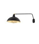 Loft wall lamps - industrial - ALDEX ESPACE SHINKIT BLACK, 1 x 60W (1036C1) - product 1