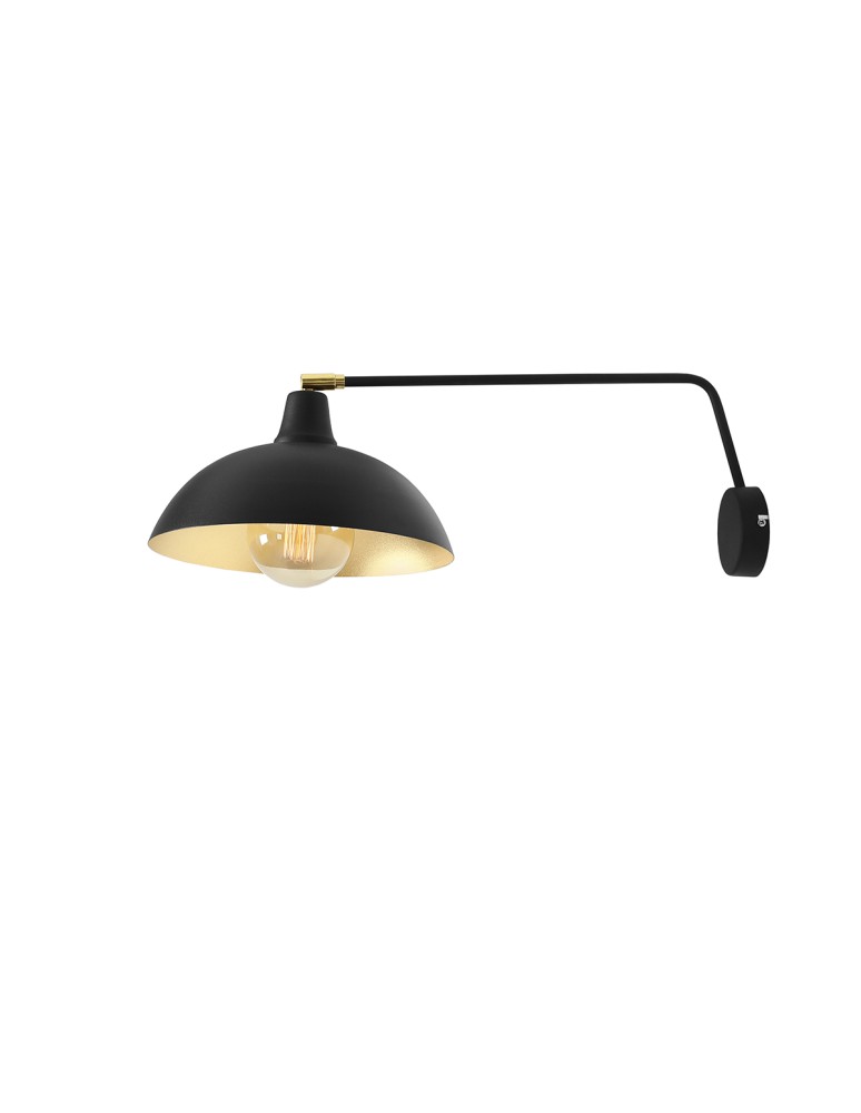 Loft wall lamps - industrial - ALDEX ESPACE SHINKIT BLACK, 1 x 60W (1036C1) - product kolory-swiatla.pl 1