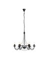 ALDEX Chandelier Rose 6 BLACK, 6 x max 40W (397K1)