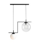 Pendant lamps spheres - ALDEX PENDING LAMP ZAC 2 BLACK MIX, 2 x 60W (1038H1) - product 1
