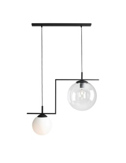 ALDEX LAMPA WISZĄCA ZAC 2 CZARNY MIX, 2 x 60W     (1038H1)