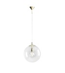 Pendant lamps spheres - ALDEX GLOBUS GOLD PENDING LAMP, 1 x max 60W (562G10) - product 1