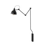Loft wall lamps - industrial - ALDEX SHINKIT AIDA BLACK MEDIUM, 1 x max 60 W (842C1) - product 1