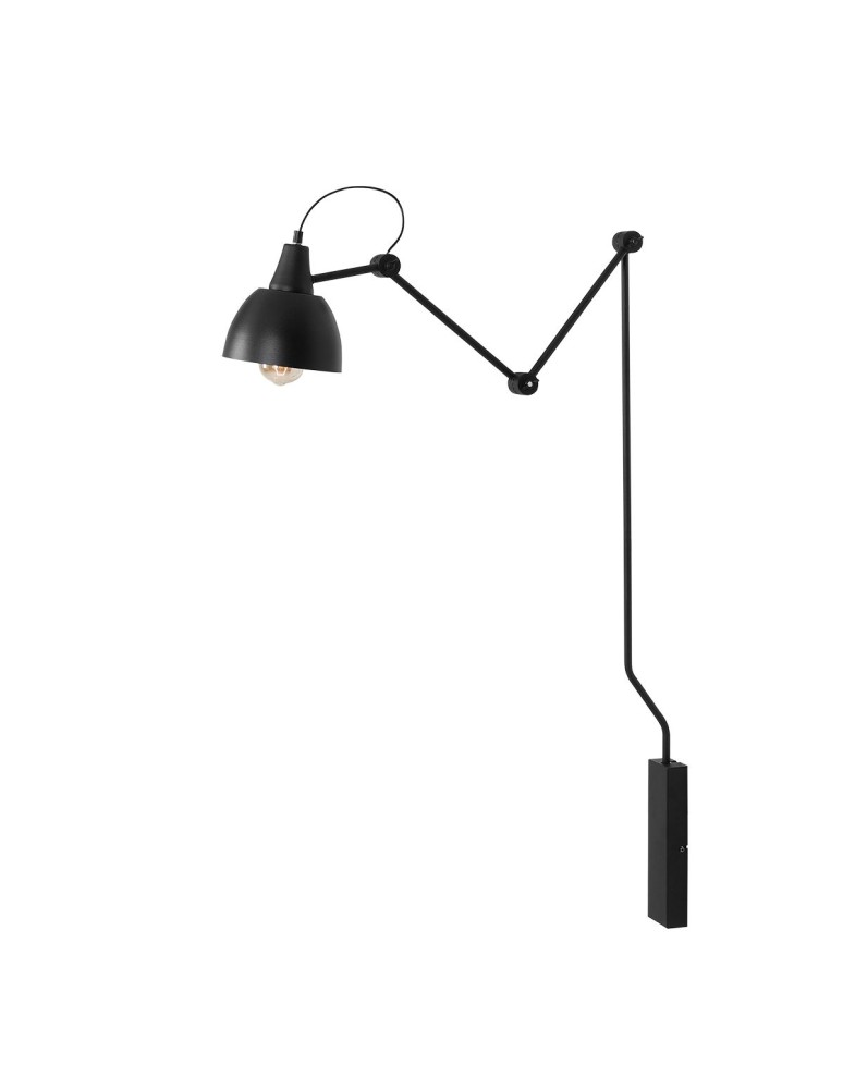 Loft wall lamps - industrial - ALDEX SHINKIT AIDA BLACK MEDIUM, 1 x max 60 W (842C1) - product kolory-swiatla.pl 1