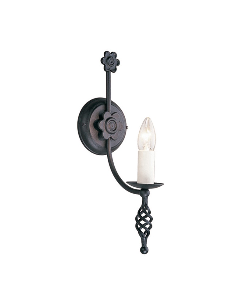 Chandelier wall lamps - Elstead Lighting Interior Wall lamp BELFRY 1x60W E14 BY1 BLACK - product kolory-swiatla.pl 1