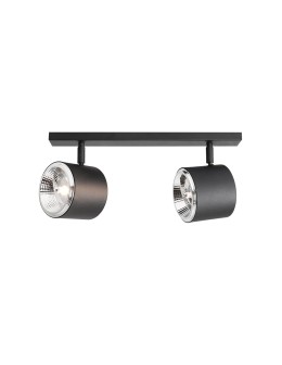 ALDEX PLAFON BOT 2 BLACK, 2 x 35W (1047PL_H)