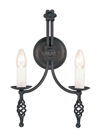Elstead Lighting Interior Wall lamp BELFRY 2x60W E14 BY2 BLACK