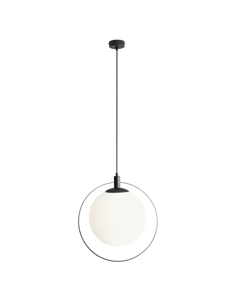 Pendant lamps spheres - ALDEX PENDING LAMP AURA BLACK, 1 x 60W (1049G1) - product kolory-swiatla.pl 1