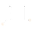 Pendant lamps spheres - ALDEX PURE WHITE Pendant LAMP, 2 x 40W (1064H) - product 1