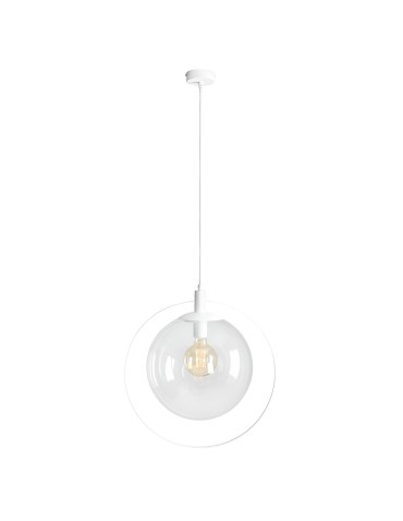 ALDEX LAMPA WISZĄCA AURA BIAŁY TRANSPARENT, 1 x 60W (1065G)