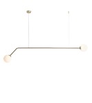 Pendant lamps spheres - ALDEX PURE GOLD HANGING LAMP, 2 x 40W (1064H30) - product 1