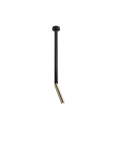 ALDEX PLAFON STICK BLACK M, 1 x max 5W led (1067PL_G1_M)