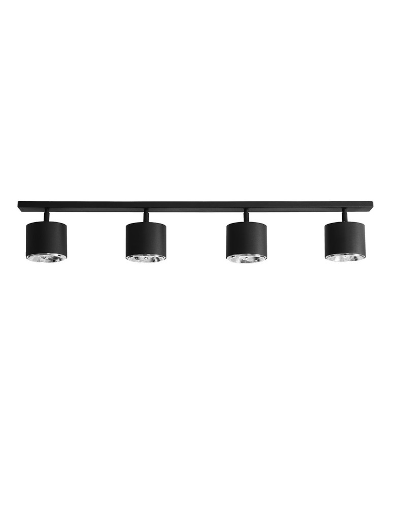 Spotlight ceiling lamps - ALDEX PLAFON BOT 4 BLACK, 4 x 35W (1047PL_L) - product kolory-swiatla.pl 1