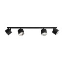 Spotlight ceiling lamps - ALDEX PLAFON BOT 2x2 BLACK, 4 x 35W (1047PL_L1) - product 1