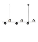 Pendant lamps - ALDEX HANGING LAMP BOT 6 BLACK, 6 x 35W (1047K) - product 1