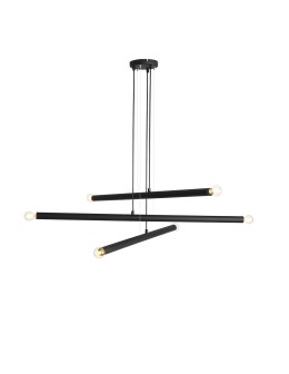 ALDEX PENDING LAMP TUBO 6 BLACK, 6 x max 40W (1072K1)