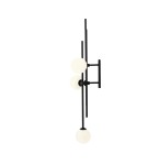 Triple wall lamps - ALDEX HARMONY 3 SHINKIT BLACK, 3 x 40W (1073Y1) - product 1
